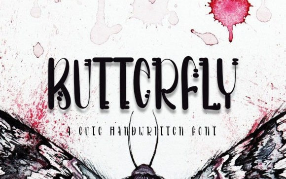 Butterfly Display Font