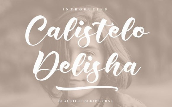 Calistelo Delisha Calligraphy Font