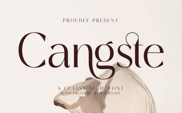 Cangste Serif Font