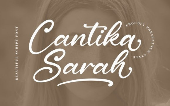 Cantika Sarah Script Font