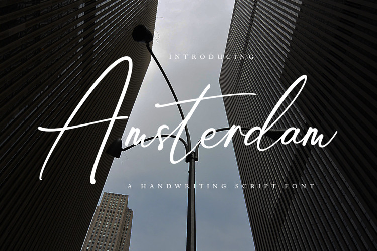 Amsterdam Handwritten Font