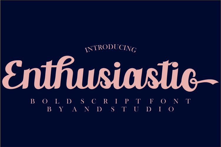 Enthusiastic Handwritten Font