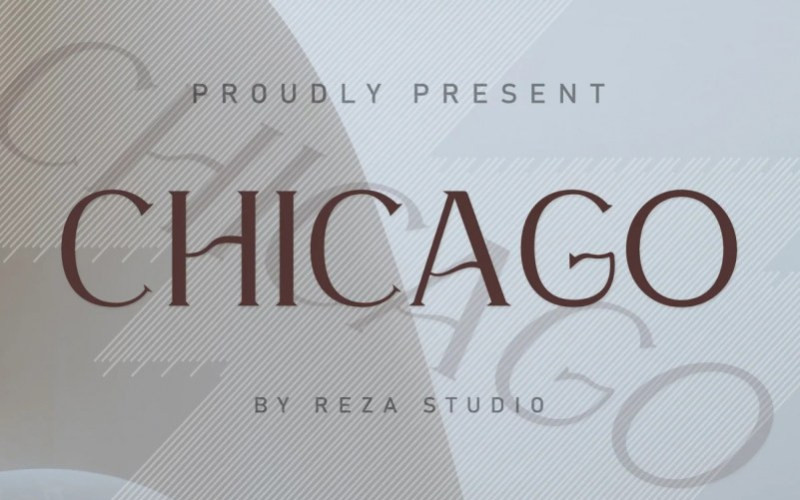 CHICAGOO Serif Font