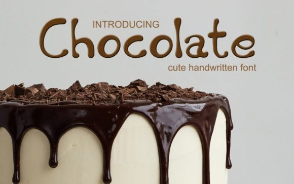 Chocolate Display Typeface