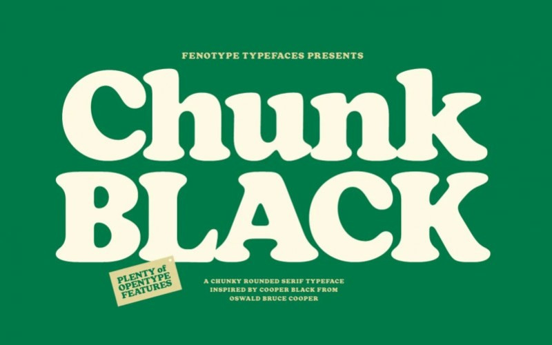 Chunk Black Serif Font