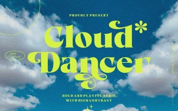 Cloud Dancer Serif Font