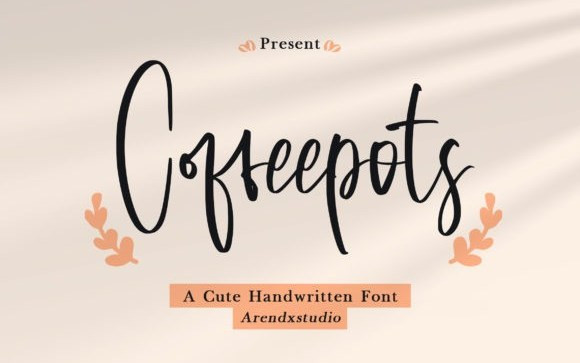 Coffeepots Handwritten Font
