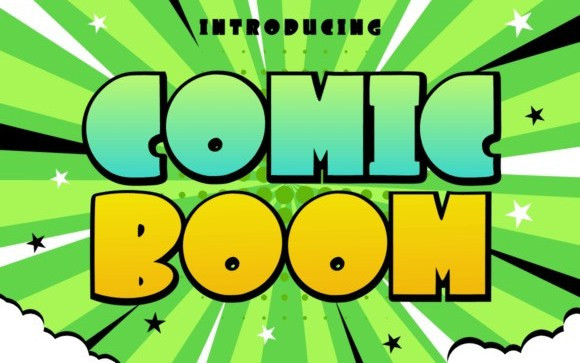 Comic Boom Display Font