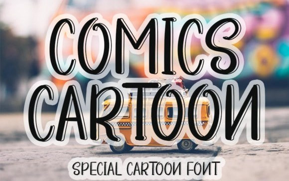 Comics Cartoon Display Font