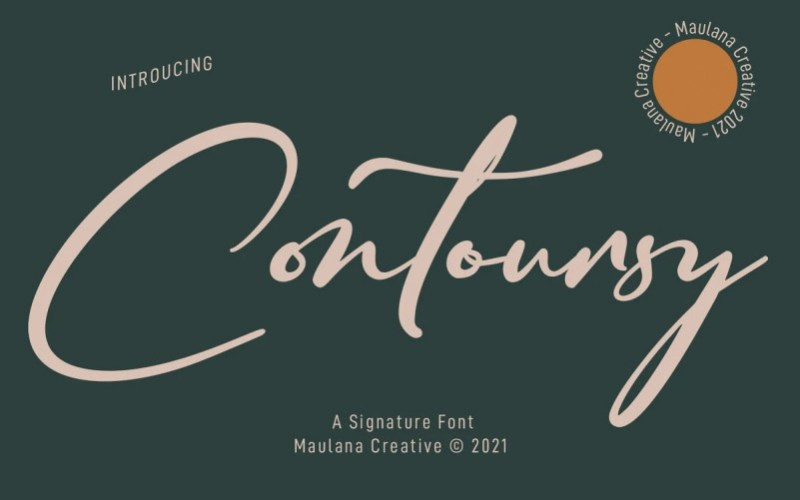 Contoursy Handwritten Font