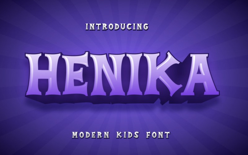 Henika Display Font