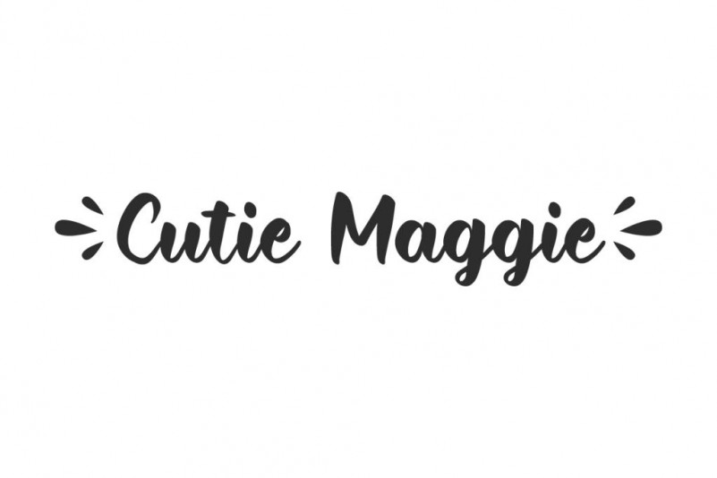 Cutie Maggie Script Font