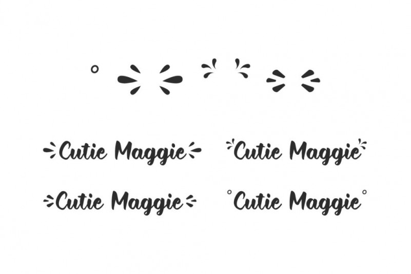 Cutie Maggie Script Font