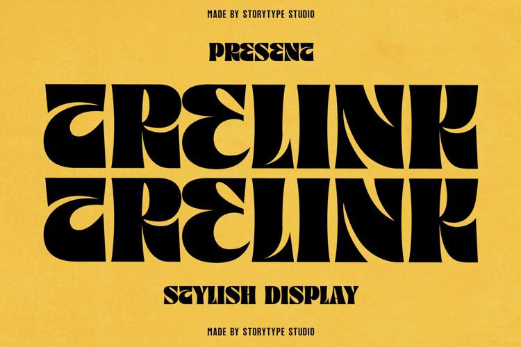 TRELINK Display Font