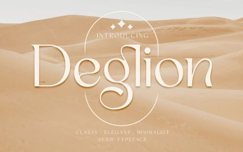 Deglion Sans Serif Font