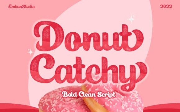 Donut Catchy Calligraphy Font