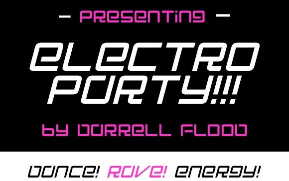 Electro Party Display Font