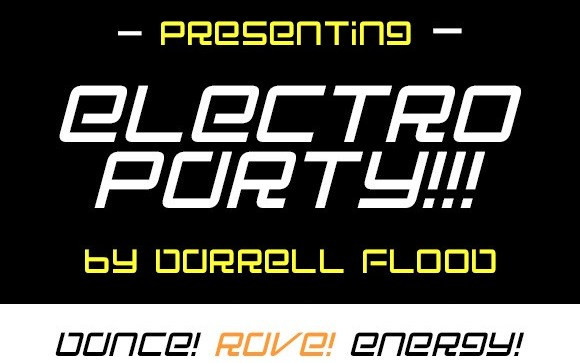 Electro Party Display Font