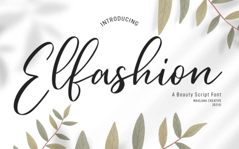 Elfashion Script Font