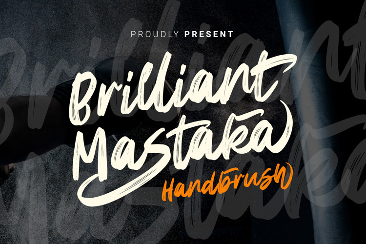 Brilliant Mastaka Brush Font