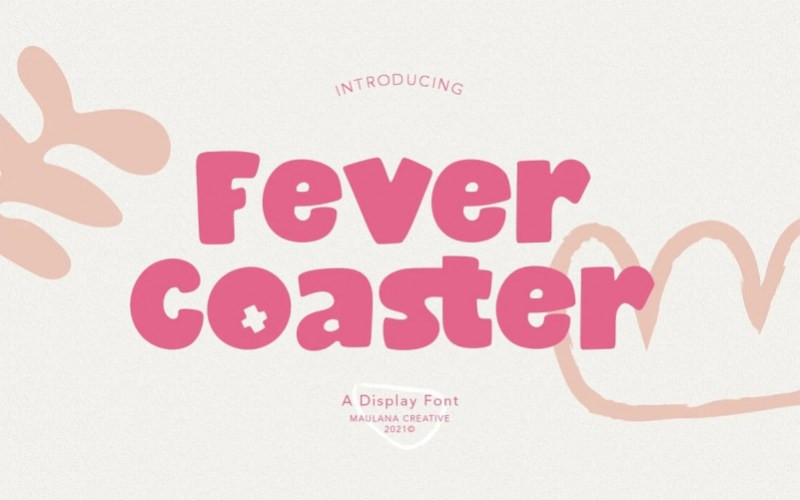 Fever Coaster Display Font