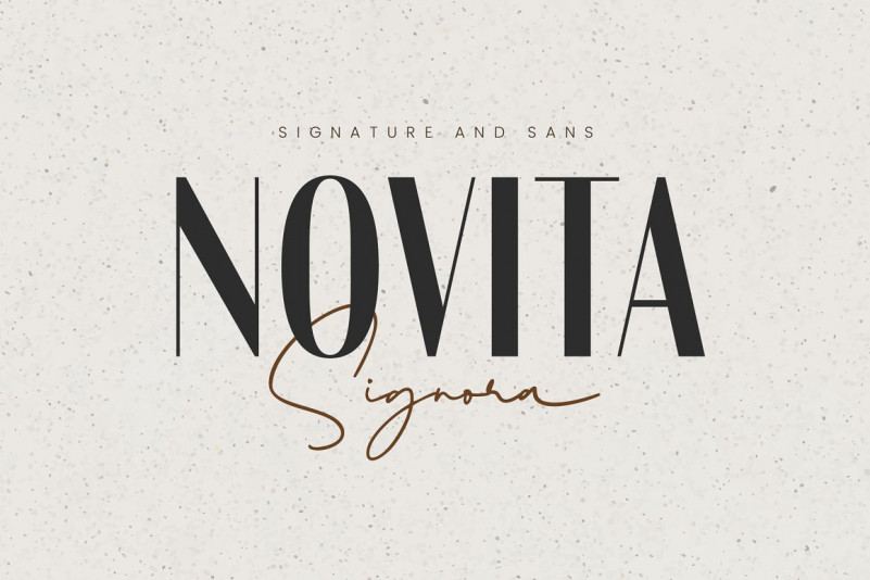 Novita Signora Sans Serif Font