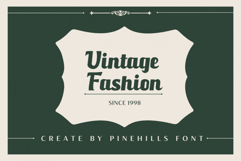 Pinehills Script Font