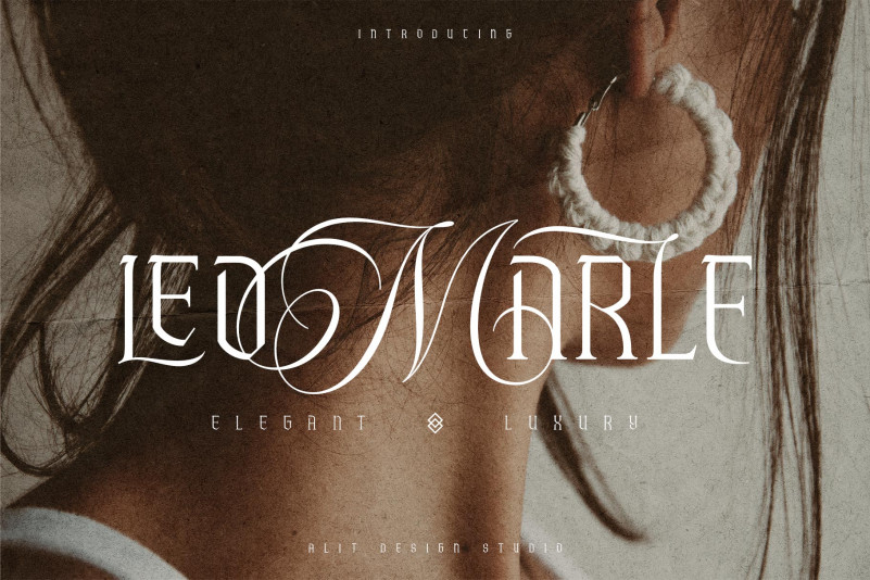 Leomarle version Display Font