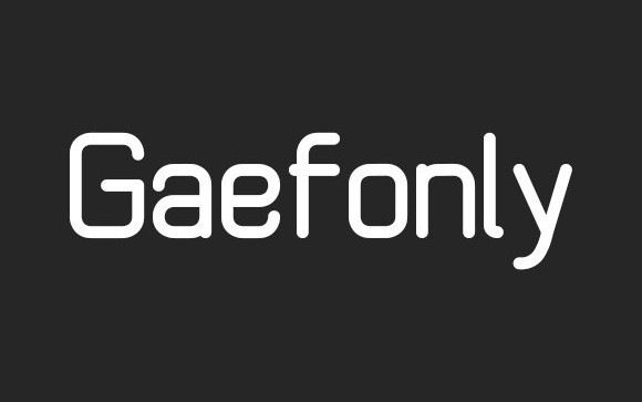 Gaefontly Sans Serif Font