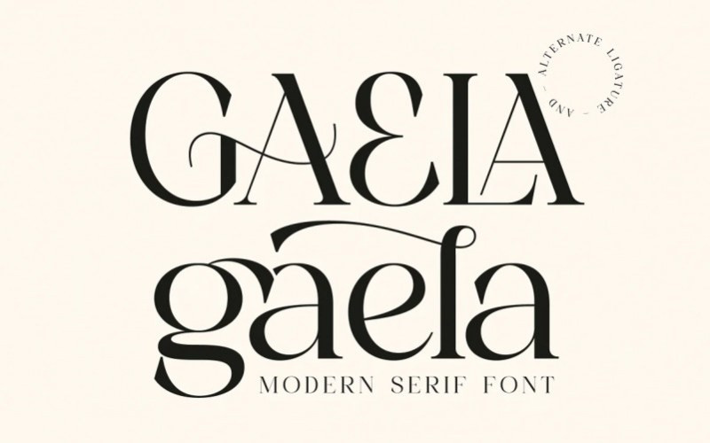 GAELA Serif Font