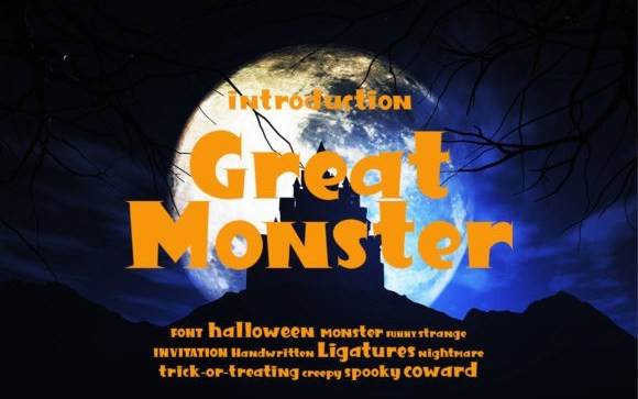 Great Monster Display Font