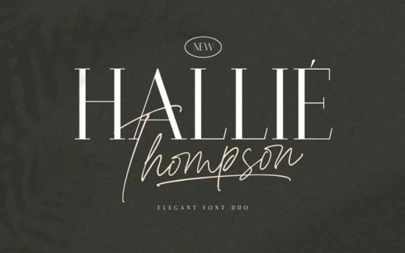 Hallie Thompson Serif Font