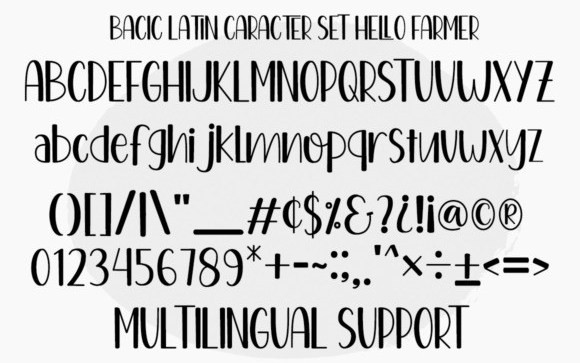 Hello Farmer Display Font