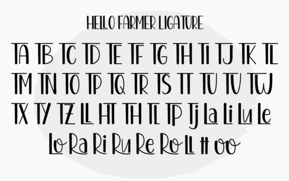 Hello Farmer Display Font