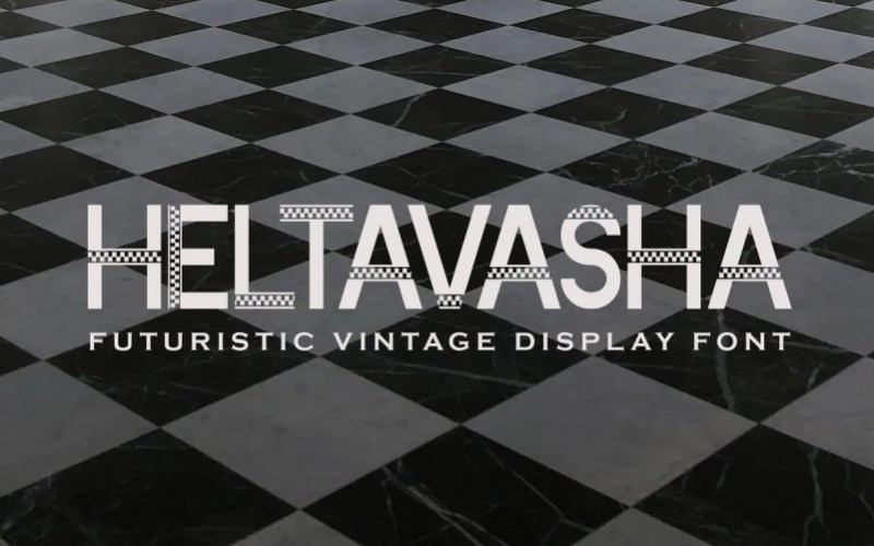 Heltavasha Display Font