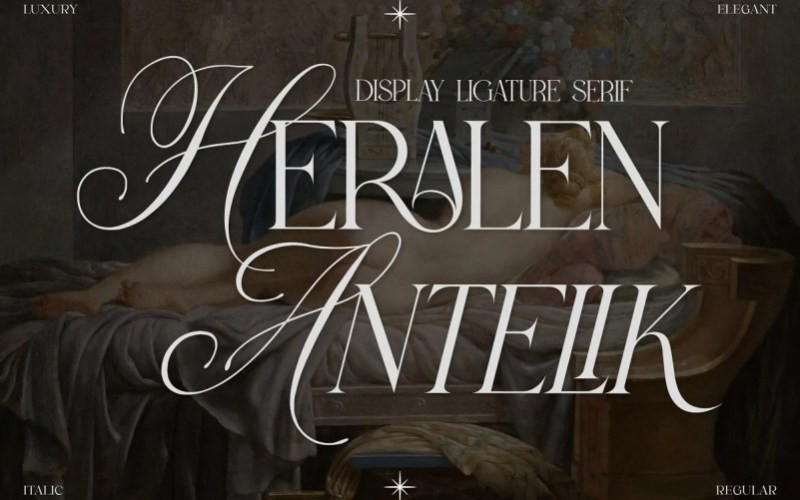 Heralen Antelik Serif Font