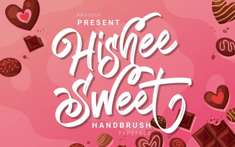 Hishee Sweet Brush Font