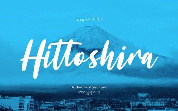 Hittoshira Script Font