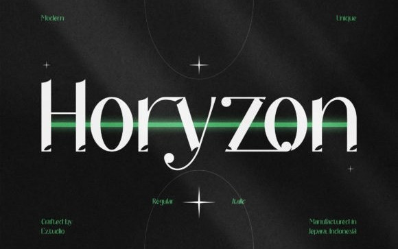 Horyzon Display Font