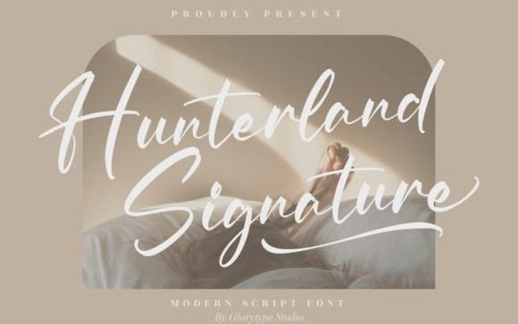 Hunterland Calligraphy Font