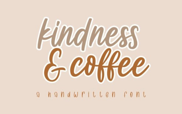 Kidness Coffee Handwritten Font