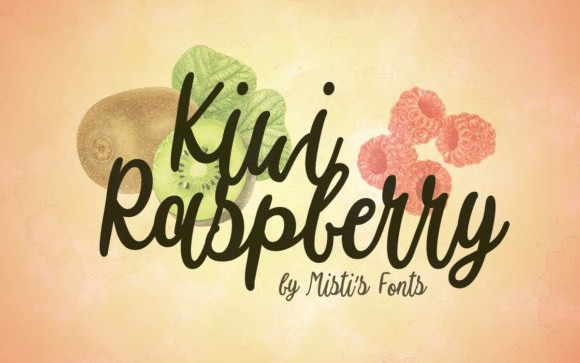 Kiwi Raspberry Handwritten Font