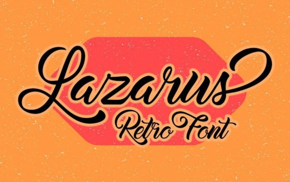 Lazarus Calligraphy Font