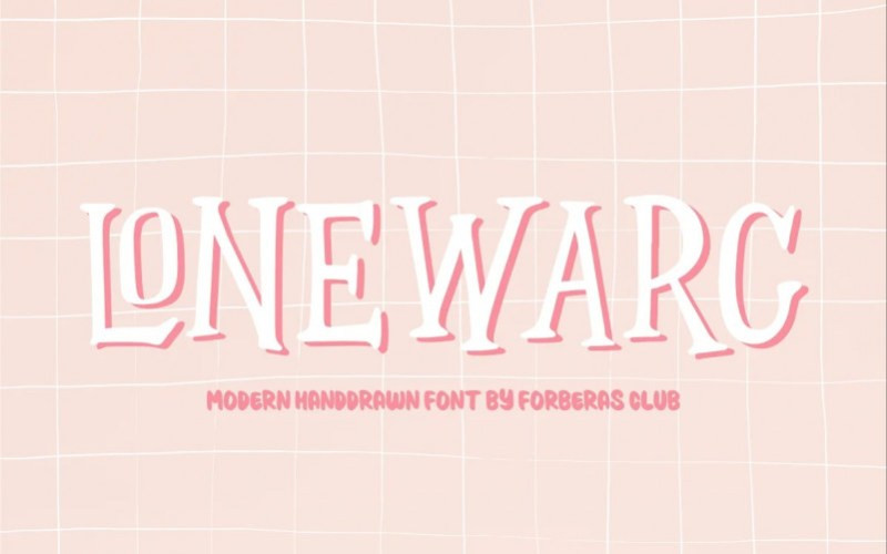 LONEWARC Display Font