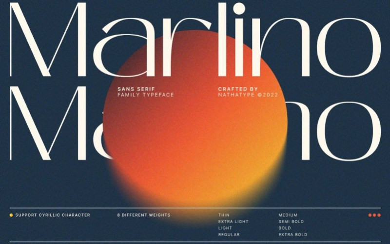 Marlino Sans Serif Font