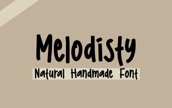 Melodisty Display Font