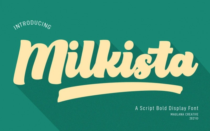 Milkista Calligraphy Font