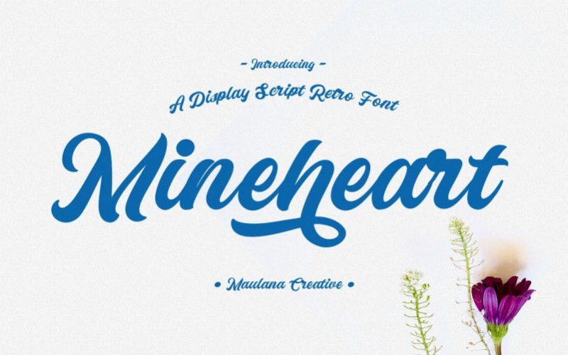 Mineheart Calligraphy Font