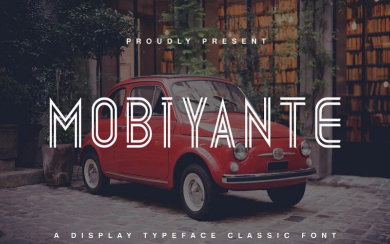 Mobiyante Display Font