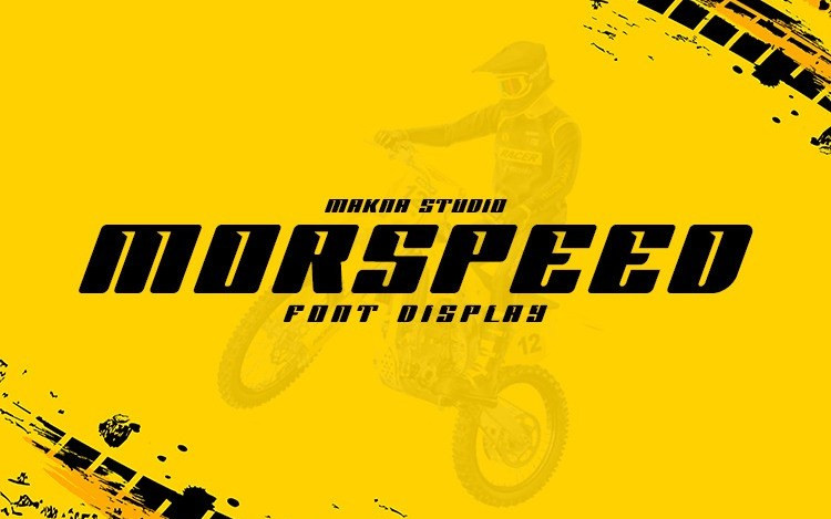 MORSPEED Display Font